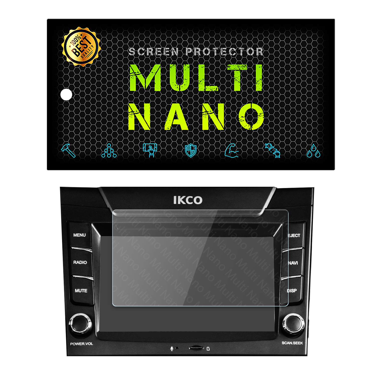محافظ صفحه نمایش خودرو مولتی نانو مدل X-S1N مناسب برای دنا پلاس