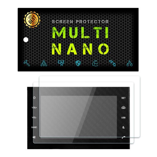 محافظ صفحه نمایش خودرو مولتی نانو مدل X-S2N مناسب برای ام وی ام X22 New بسته دو عددی