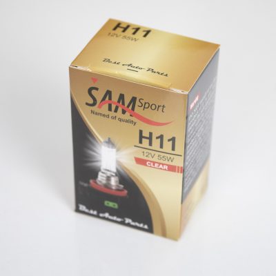 لامپ خودرو سام مدل 55W کد H11