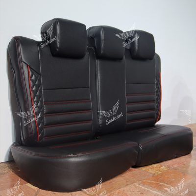 روکش صندلی خودرو سوشیانت مدل سورنا مناسب برای پژو 207 به همراه پشت گردنی و جعبه و دور فرمان