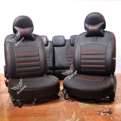 روکش صندلی خودرو سوشیانت مدل azin1 مناسب برای پژو 207 به همراه پشت گردنی