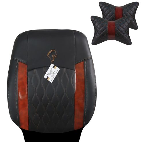 روکش صندلی خودرو سوشیانت مدل A-45 مناسب برای سمند همراه با پشت گردنی